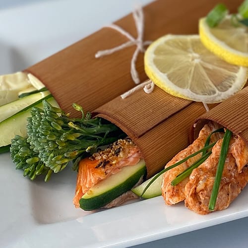 IMG_4743 grilling wraps filled with broccoli salmon & zucchini