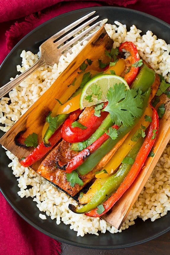 vegetables in a grilling wrap with rice