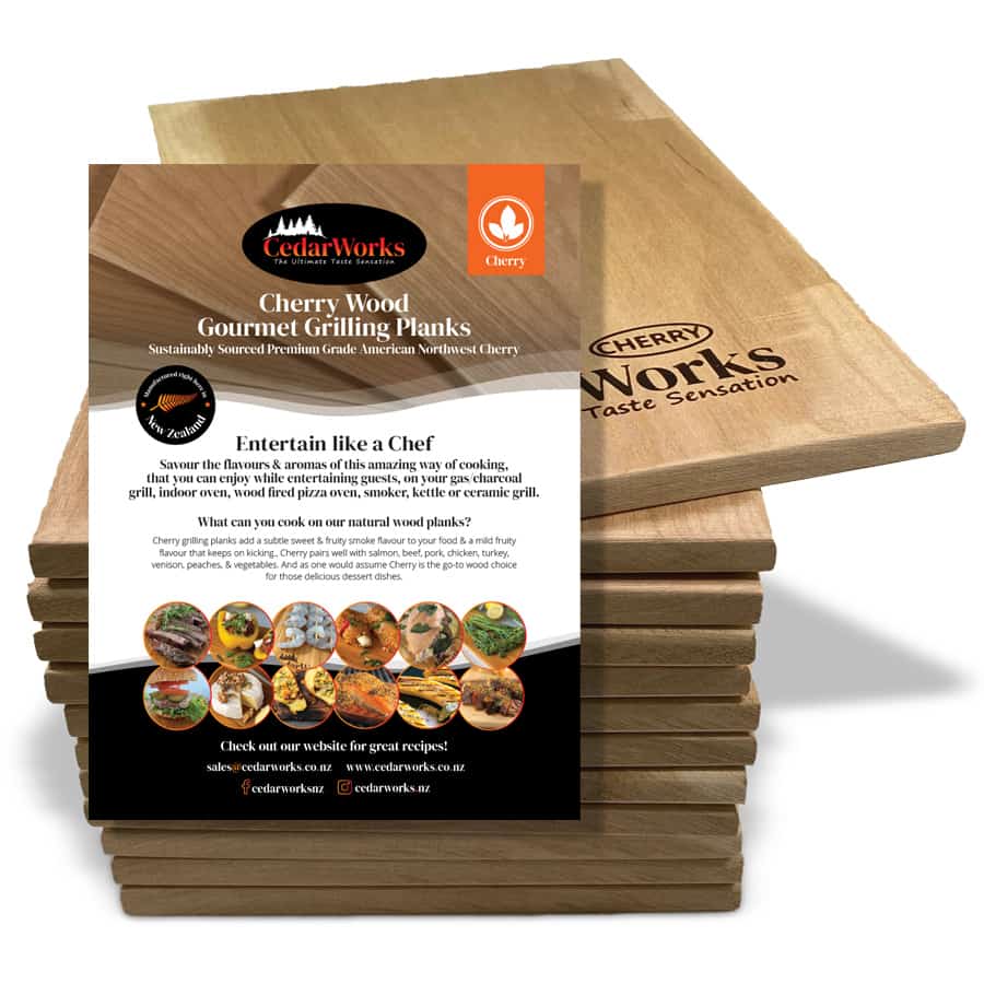 Cherry Wood Gourmet Grilling Planks