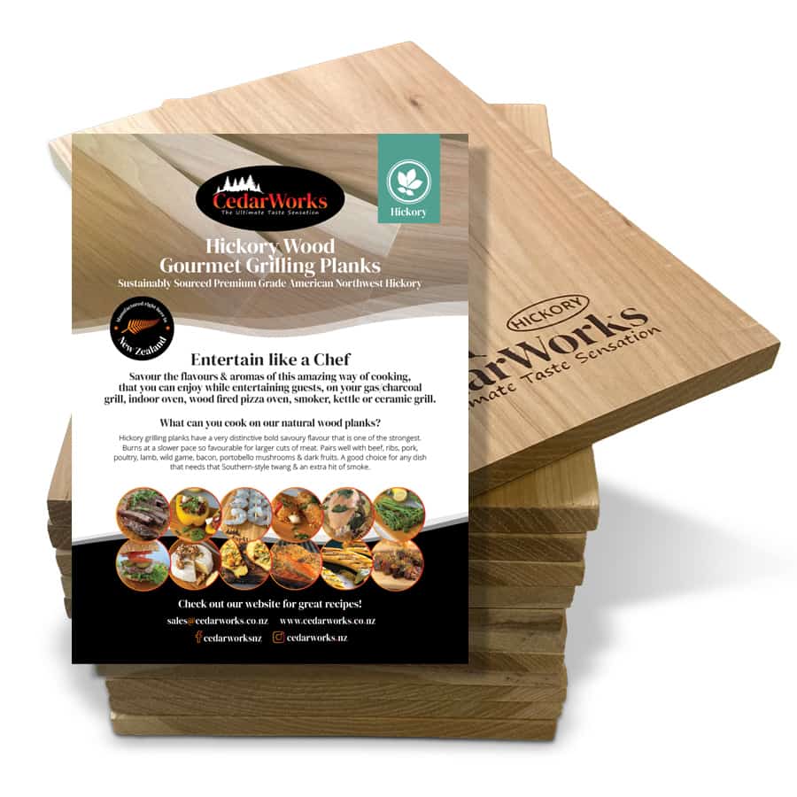 Hickory Wood Gourmet Grilling Planks