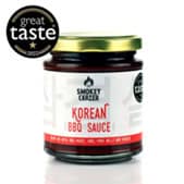 Delicious Korean BBQ sauce jar by Cedar Works, perfect for grilling and enhancing Asian-inspired dishes with rich, smoky flavors.