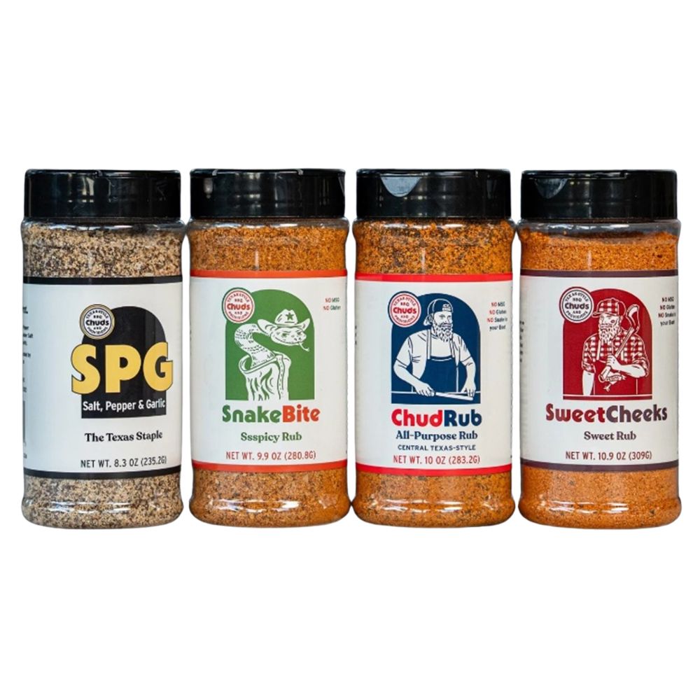 Core Four Rubs & Seasonings 4 Piece Gift Pack
